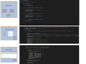 Screenshots and Code